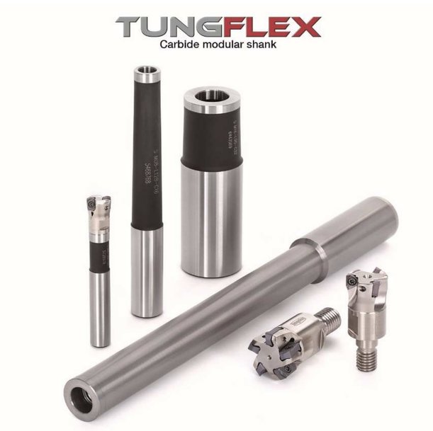 多彩なツーリングを実現するモジュラシステム『TungFlex』に超硬シャンクを追加！